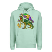 Seafoam mardi gras tree rex Premium Hoodie - MaliasSmallBusiness