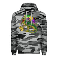 Slate Camo mardi gras tree rex Premium Hoodie - MaliasSmallBusiness