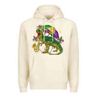 Tofu mardi gras tree rex Premium Hoodie - MaliasSmallBusiness