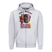 Heather Grey just a woman who loves her welder Zipper Hoodie - SublimationCraftShop