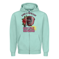 Seafoam just a woman who loves her welder Zipper Hoodie - SublimationCraftShop