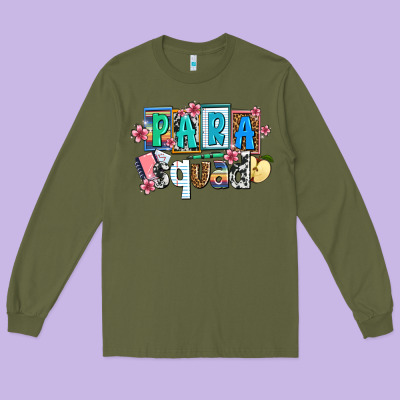 Para Squad Long Sleeve Tee Designed By Adodesignshop