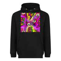 Black halloween thunders seamless pattern Heavyweight Hoodie - BundleAndBundleShop