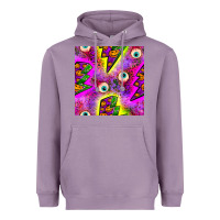 Lavender halloween thunders seamless pattern Heavyweight Hoodie - BundleAndBundleShop