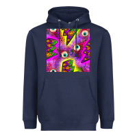 Navy halloween thunders seamless pattern Heavyweight Hoodie - BundleAndBundleShop