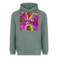 Sage halloween thunders seamless pattern Heavyweight Hoodie - BundleAndBundleShop