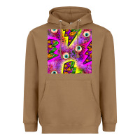 Toasted Coconut halloween thunders seamless pattern Heavyweight Hoodie - BundleAndBundleShop