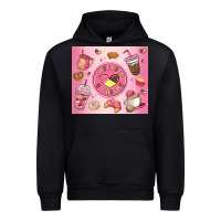 Black cafecito y chisme Urban Hoodie - MaliasSmallBusiness