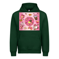 Forest Green cafecito y chisme Urban Hoodie - MaliasSmallBusiness