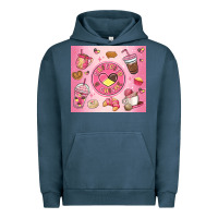 Pigment Midnight Navy cafecito y chisme Urban Hoodie - MaliasSmallBusiness