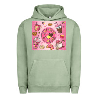 Pigment Oil Green cafecito y chisme Urban Hoodie - MaliasSmallBusiness