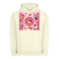 Pigment Pistachio cafecito y chisme Urban Hoodie - MaliasSmallBusiness