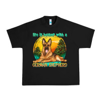 Black life is better with a german shepherd Urban Heavy Tee - texasbilliewilder