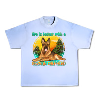 Grape Ice life is better with a german shepherd Urban Heavy Tee - texasbilliewilder