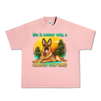 Salmon life is better with a german shepherd Urban Heavy Tee - texasbilliewilder