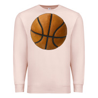 Pale Pink basketball ball Premium Sweatshirt - JahusDesignShop