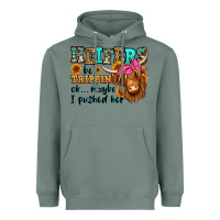 Sage heifers be trippin ok maybe i pushed her long hair Heavyweight Hoodie - Jasminsmagicworld