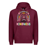 Burgundy choose kindness Premium Hoodie - MaliasSmallBusiness