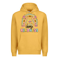 Mustard choose kindness Premium Hoodie - MaliasSmallBusiness