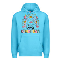Ocean Blue choose kindness Premium Hoodie - MaliasSmallBusiness