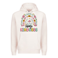 Pale Pink choose kindness Premium Hoodie - MaliasSmallBusiness