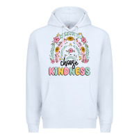 White choose kindness Premium Hoodie - MaliasSmallBusiness