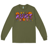 Army Green aunt basketball Long Sleeve Tee - Zillion Design Studio
