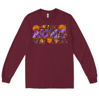 Burgundy aunt basketball Long Sleeve Tee - Zillion Design Studio