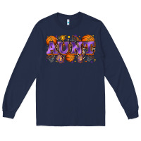 Navy aunt basketball Long Sleeve Tee - Zillion Design Studio
