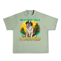 Oil Green life is better with a st.bernard Urban Heavy Tee - texasbilliewilder