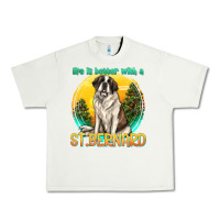 Pistachio life is better with a st.bernard Urban Heavy Tee - texasbilliewilder