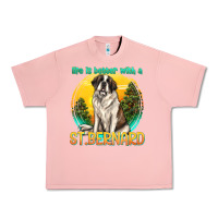 Salmon life is better with a st.bernard Urban Heavy Tee - texasbilliewilder