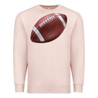 Pale Pink football ball Premium Sweatshirt - JahusDesignShop