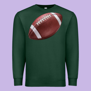 Football Ball Premium Sweatshirt Designed By Jahusdesignshop