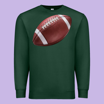 Football Ball Premium Sweatshirt Designed By Jahusdesignshop
