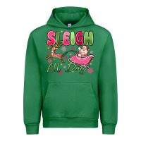 Emerald sleigh all day Urban Hoodie - MaliasSmallBusiness