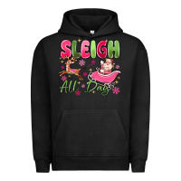 Pigment Black sleigh all day Urban Hoodie - MaliasSmallBusiness