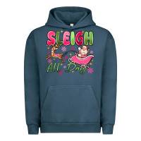 Pigment Midnight Navy sleigh all day Urban Hoodie - MaliasSmallBusiness