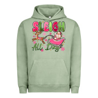 Pigment Oil Green sleigh all day Urban Hoodie - MaliasSmallBusiness