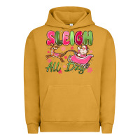 Pigment Peanut Butter sleigh all day Urban Hoodie - MaliasSmallBusiness