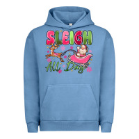 Pigment Pebble Blue sleigh all day Urban Hoodie - MaliasSmallBusiness