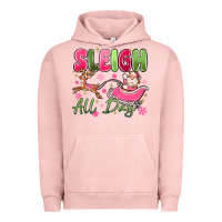 Pigment Salmon sleigh all day Urban Hoodie - MaliasSmallBusiness