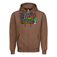 Chestnut basic witch Zipper Hoodie - CowhideDigitalArt