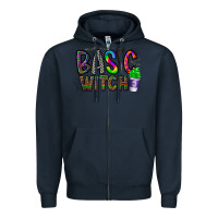 Navy basic witch Zipper Hoodie - CowhideDigitalArt