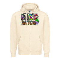 Sandshell basic witch Zipper Hoodie - CowhideDigitalArt