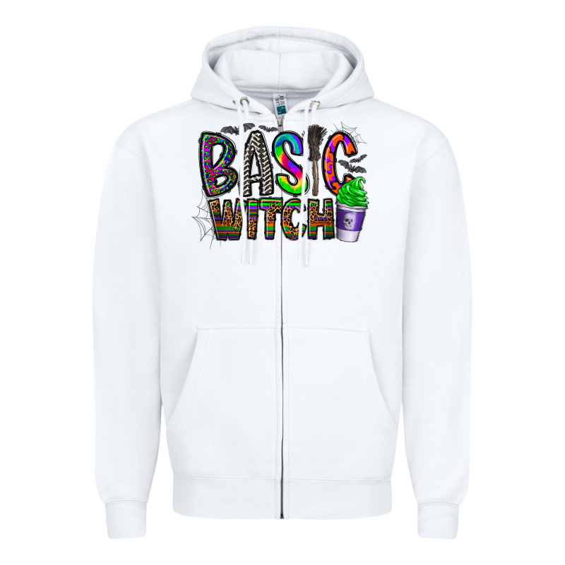 Basic Witch Zipper Hoodie by CowhideDigitalArt | Teevron