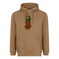 Toasted Coconut our lady of guadalupe Heavyweight Hoodie - JahusDesignShop