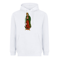White our lady of guadalupe Heavyweight Hoodie - JahusDesignShop