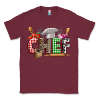 Burgundy Chef Classic Tee - Zillion Design Studio