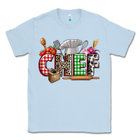 Dusty Blue Chef Classic Tee - Zillion Design Studio